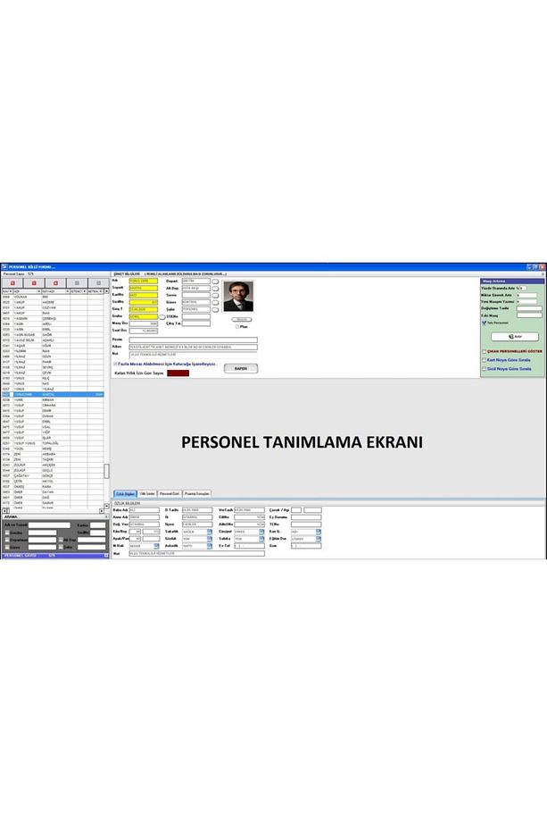 Bataryalı Parmakizi Kartlı Personel Takip Sistemi Türkçe Maaş Hesaplama Program Kurulum Dahil - 7