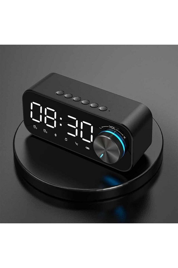 B126 Bluetooth 5.0 Çift Alarmlı Radyolu Dijital Masa Saati - 6