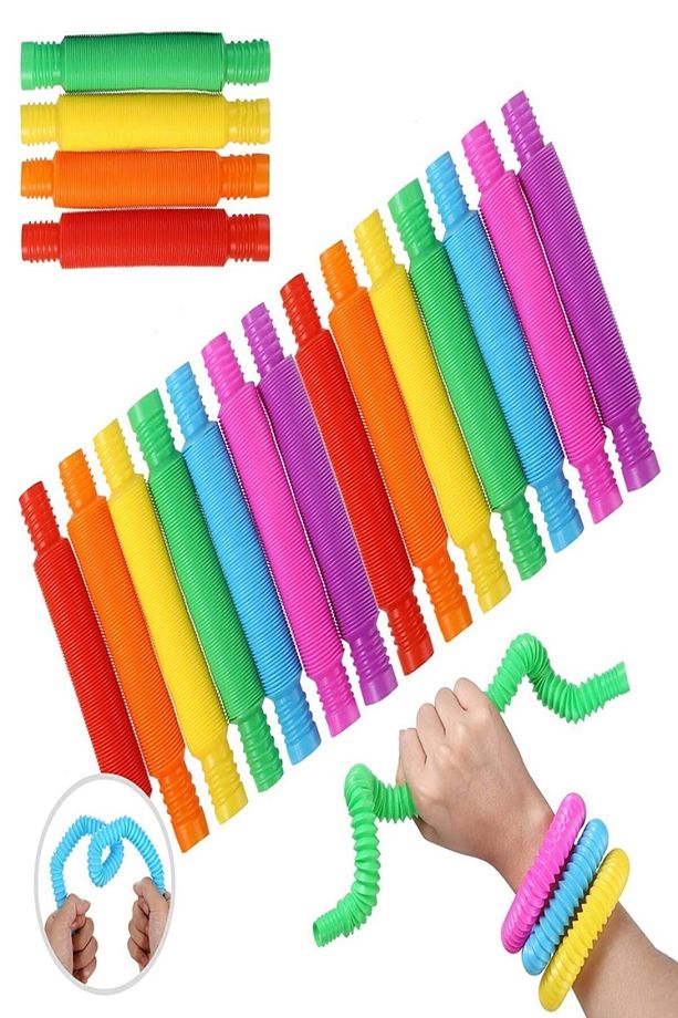 Popit Pop Tubes Stres Giderici Oyuncak 10 Adet - 4