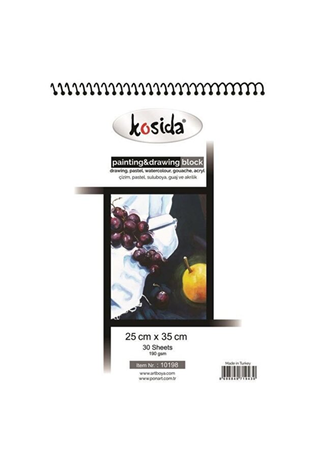 Kosida Painting & Drawing Block 25x35 Cm 190 Gr 30 Yp