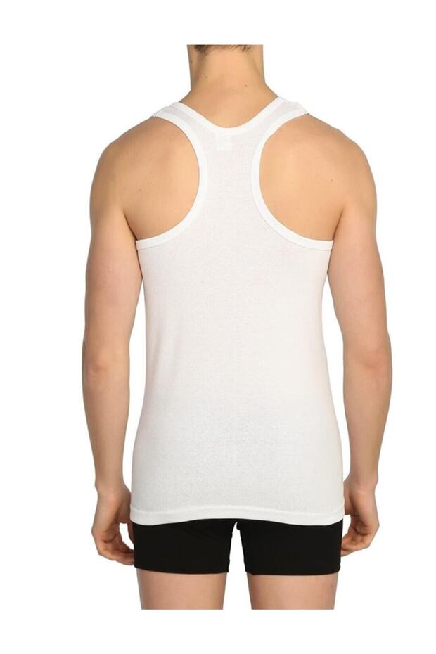 Men's Strappy 6 Pack Ribbed Sports Singlets