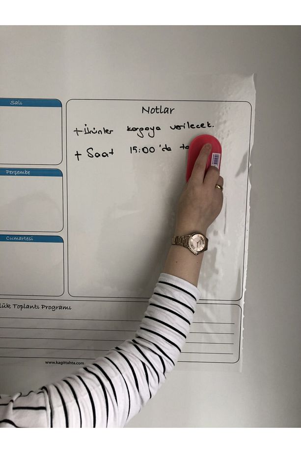 Planlayıcı Akıllı Kağıt Planner Sticker Kağıt Tahta Yazı Tahtası Takvim Haftalık Week Set - 5