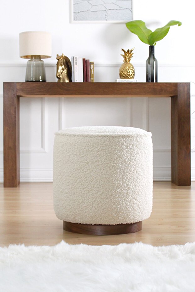 Hellin Teddy Kürk Puf - 3