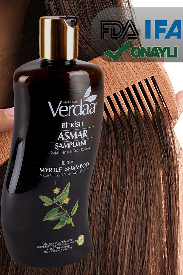 Kırılmış ve Yıpranmış Saçlar Bitkisel Asmar (Murt) Şampuanı 300 ml - 3