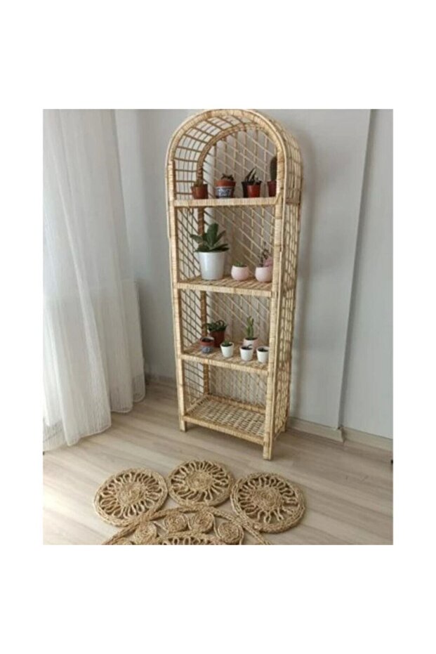 Hasır Raf 4lü Dekoratif - 2