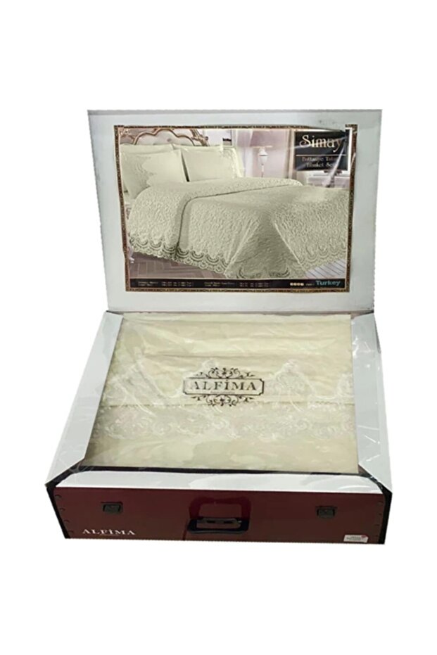 طقم بطانية سيماي كريم - 1