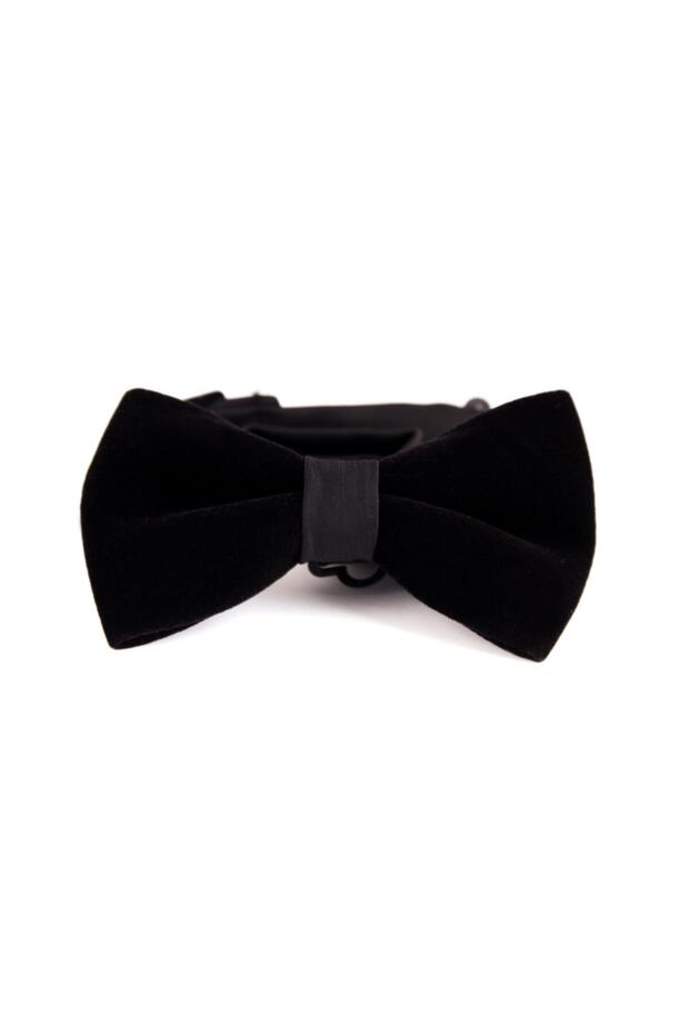 Black Adjustable Boy's Bow Tie
