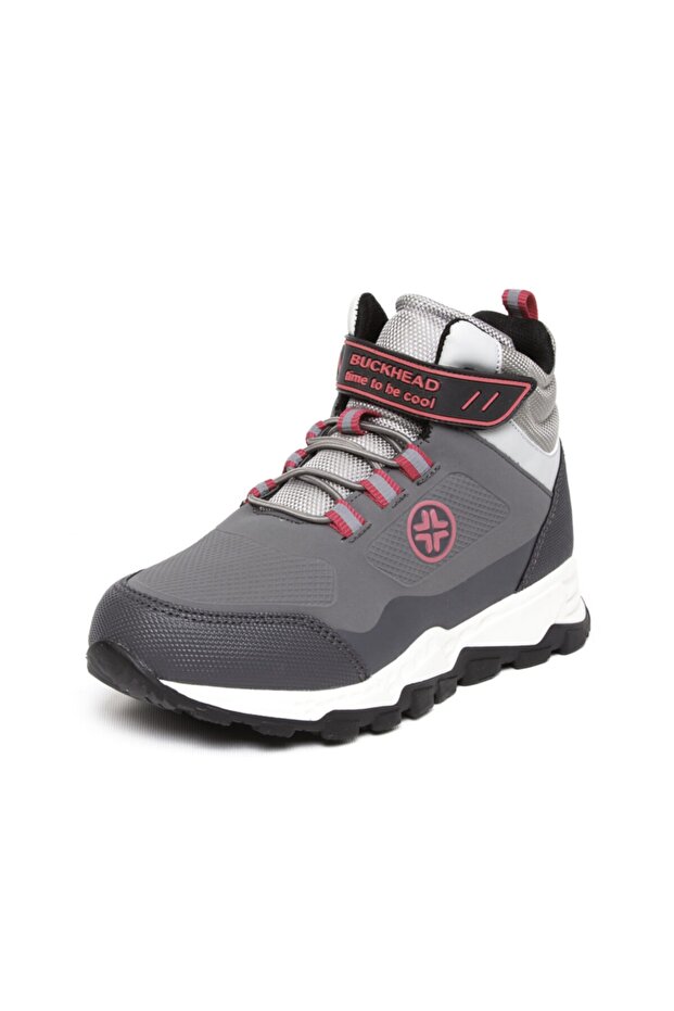 BUCK4078 Peter Jr Çocuk Gri Fuşya Bot - 1