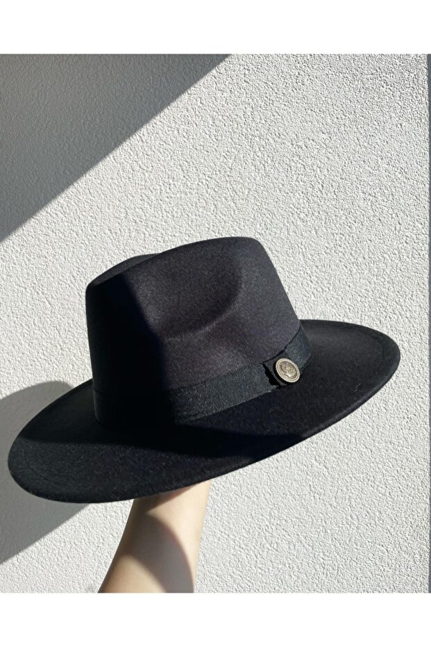 قبعة سوداء بحزام - 2