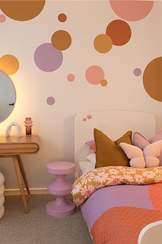 Dev Noktalar Duvar Stickerı - 1