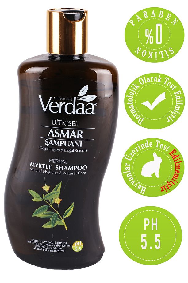Kırılmış ve Yıpranmış Saçlar Bitkisel Asmar (Murt) Şampuanı 300 ml - 2