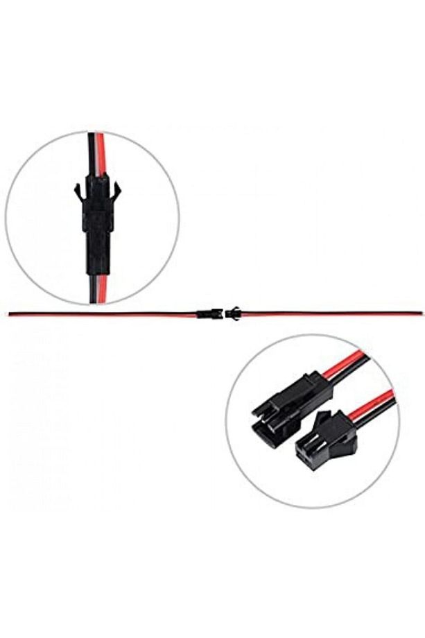 2 Pin Jst Sm Kablo Dişi + Erkek - 5