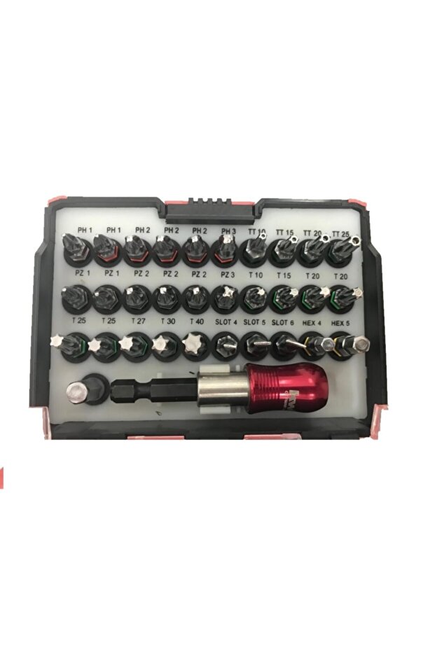 Bıt Set 32 Parça Endüstriyel Çelik-profosyonel Kullanım - 2