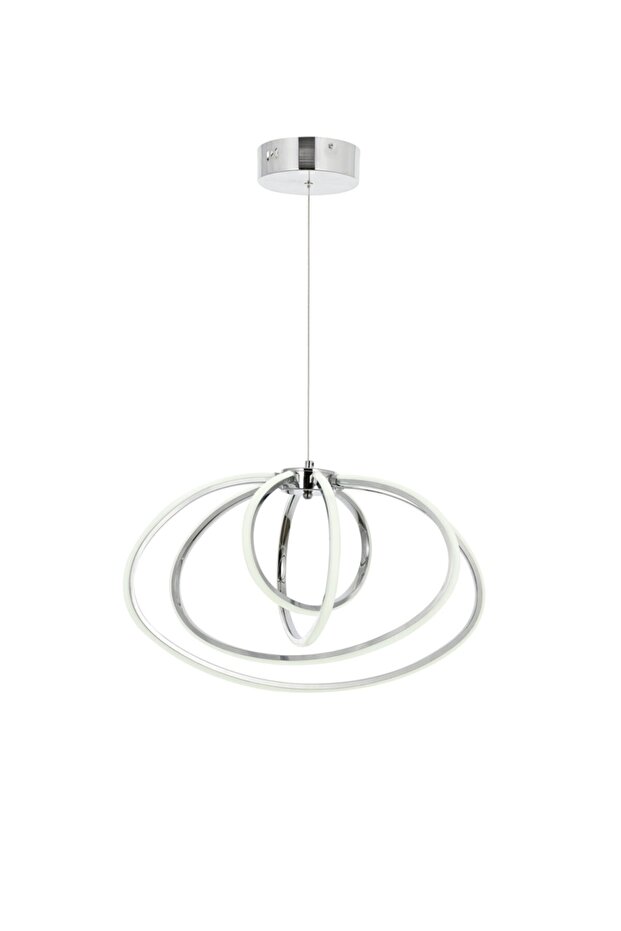 Varna Dörtlü Ledli Sarkıt Avize Krom - 2