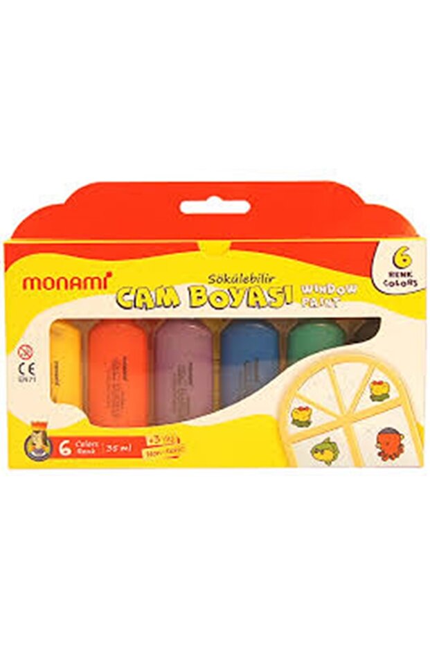 Monamı Cam Boya 6 Renk Normal - 2