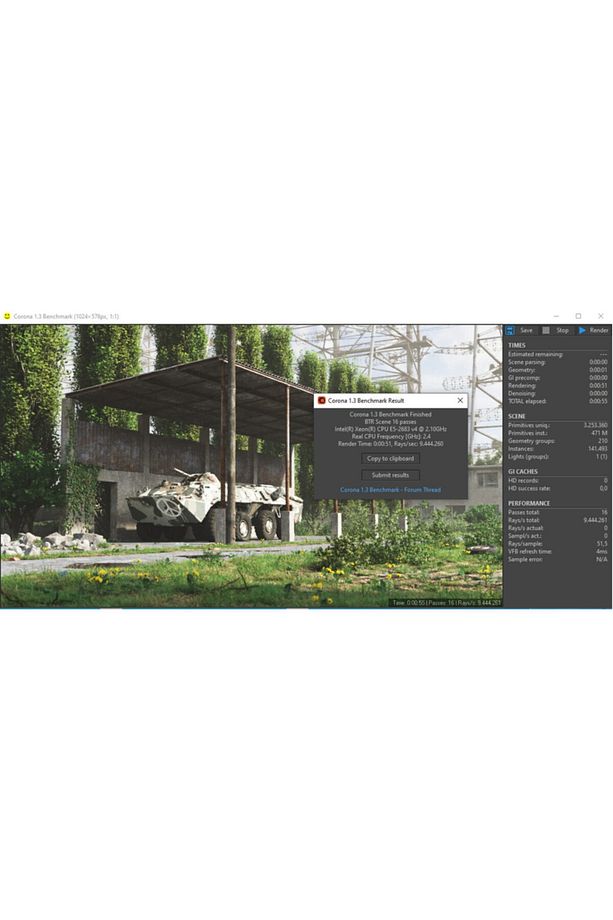 Xeon E5 2683v4 64 Çekirdek X99 Anakart Render Set - 6