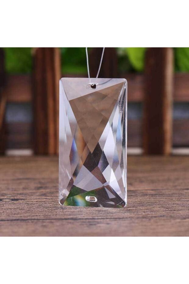 Şeffaf Dikdörtgen Power Led Avize Taşı - 1