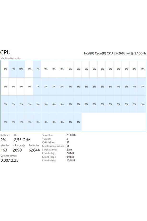 Xeon E5 2683v4 64 Çekirdek X99 Anakart Render Set - 4