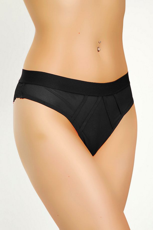 Kadın Dantelli Yüksek Bel String Külot 7004 - 1