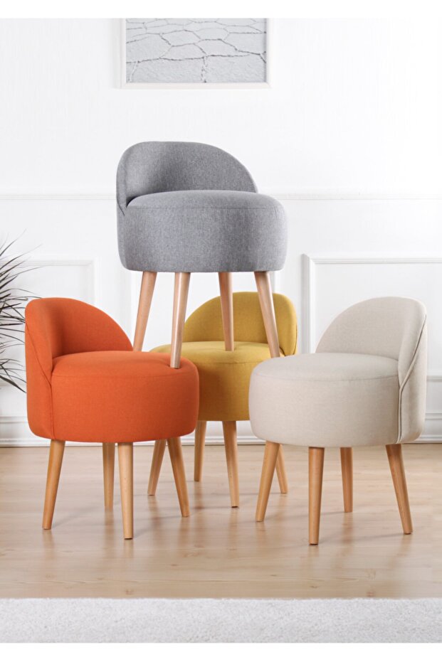 Corvile Puf - Sarı - 6