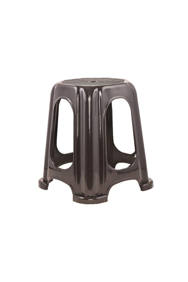 Siyah Hasır Tabure 6'lı Set - 1