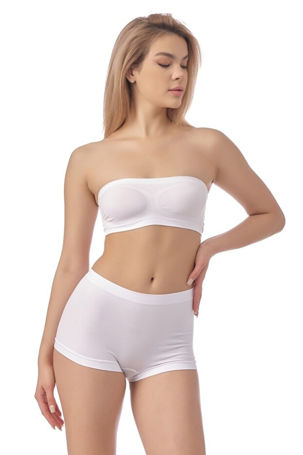 Women's White Recovery Soft Boxer 3000