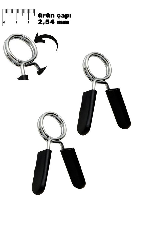 Klips-20 Kısa Bar Kelebek Klips ( ÇİFT) - 2