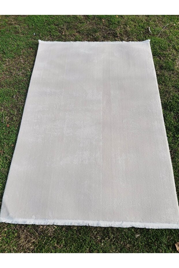 Post Peluş Halı Krem - 2