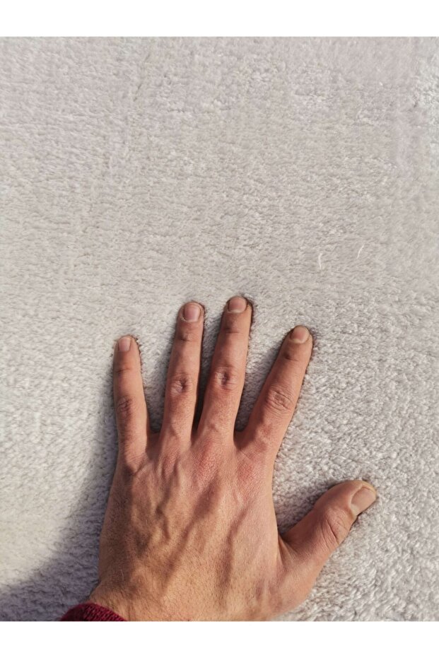 Post Peluş Halı Krem - 5