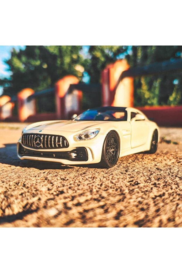 نموذج مرسيدس Amg Gt-r Pull Drop Diecast (أبيض)