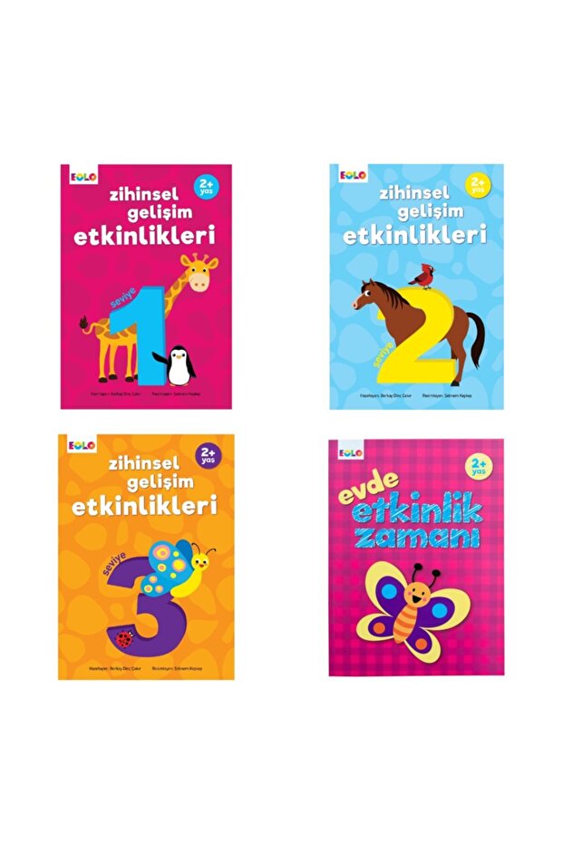 2 Year Old Mental Development Activities / Home Activity Time (4 Books)
