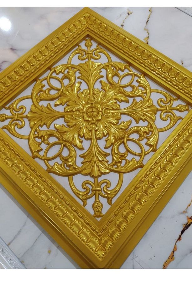 Saray Tavan 60 Cm Gold Panel Led Döşenebilir Asma Tavan Uyumlu - 2