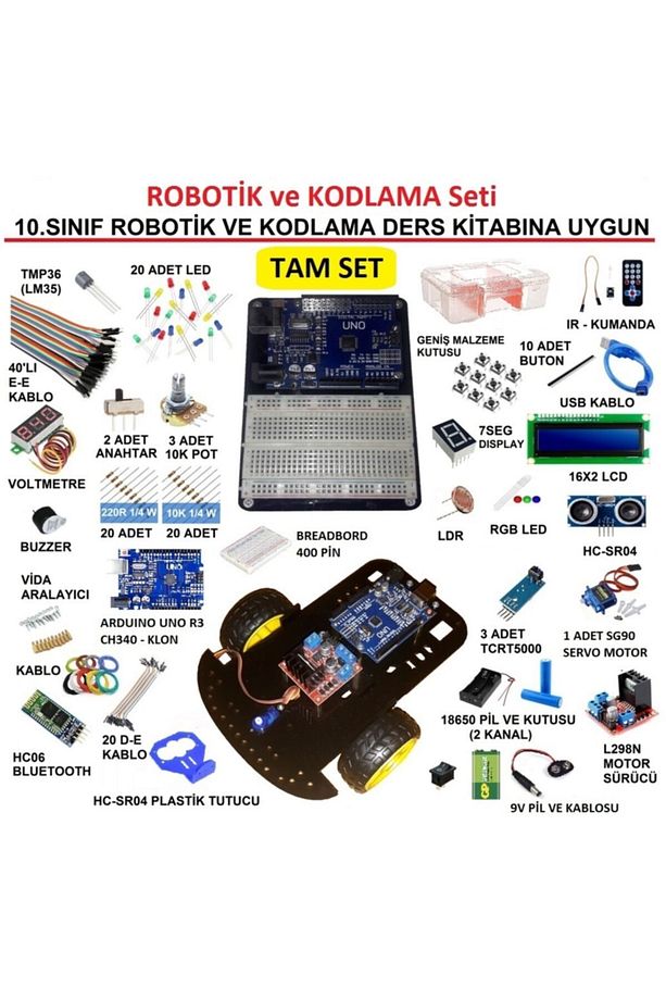 Robotik Ve Kodlama Seti - 10.sınıf Bilişim Tek. Alanına Uygun - 2