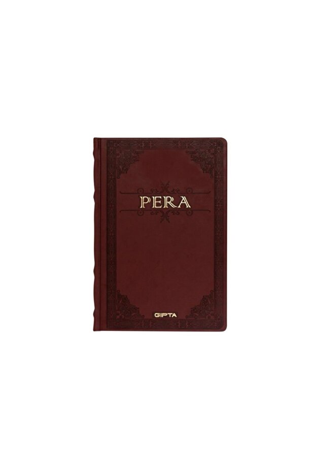 Pera 17*24 160 Sheets Unlined Concept Notebook with Faux Leather Cover