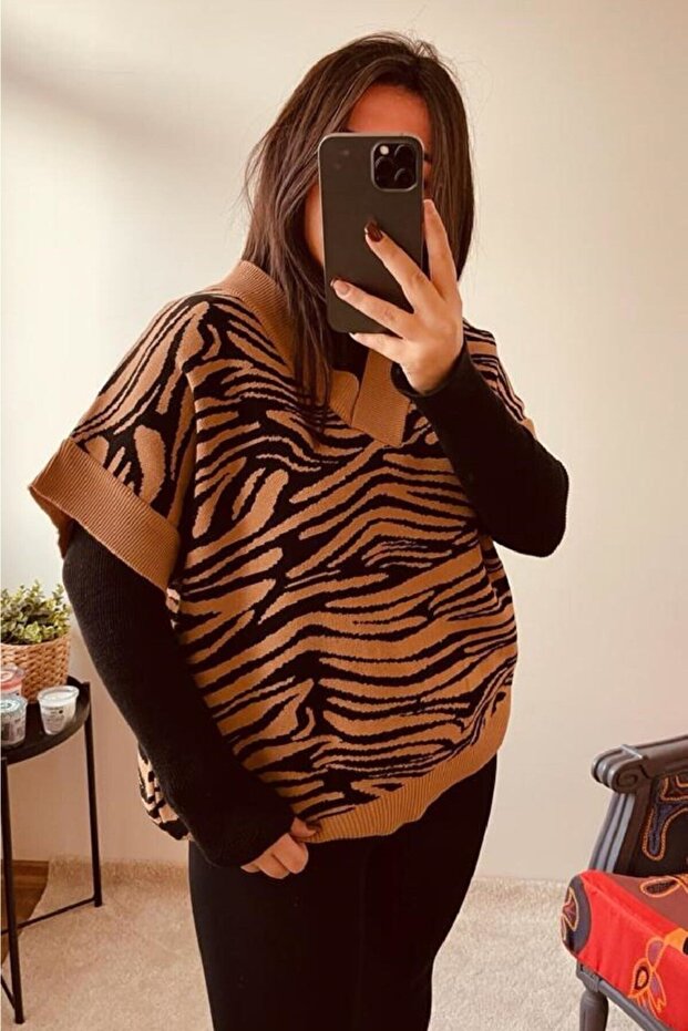 Zebra Süveter - 1