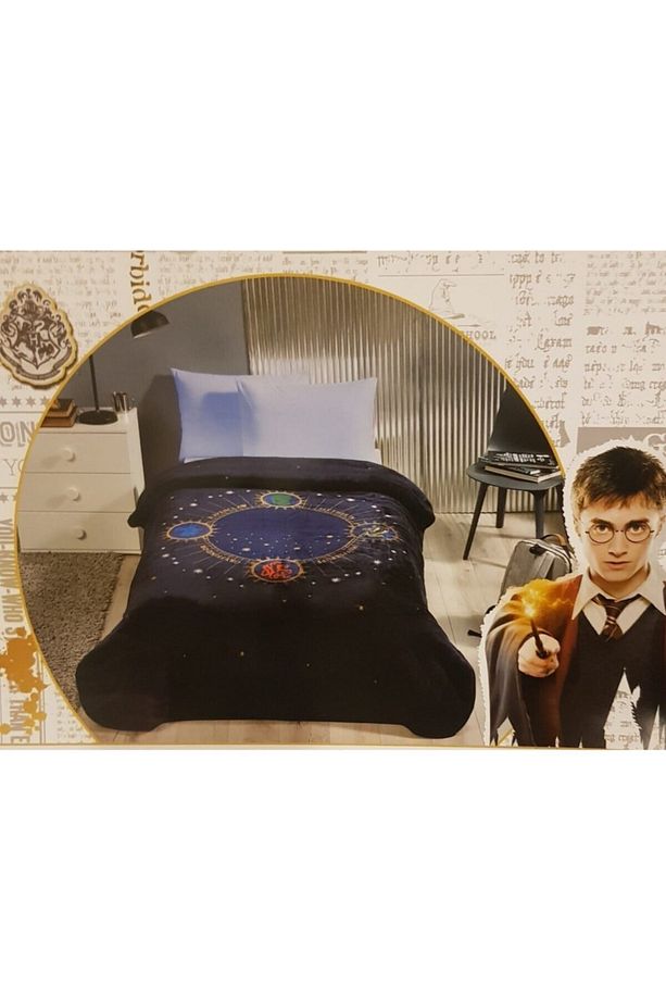 Harry Potter Hogwards Tek Kişilik Lisanslı Battaniye - 2