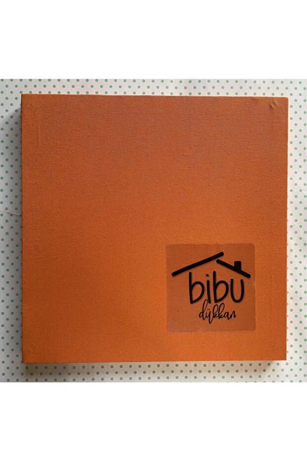 طوق قماش برتقالي - 1