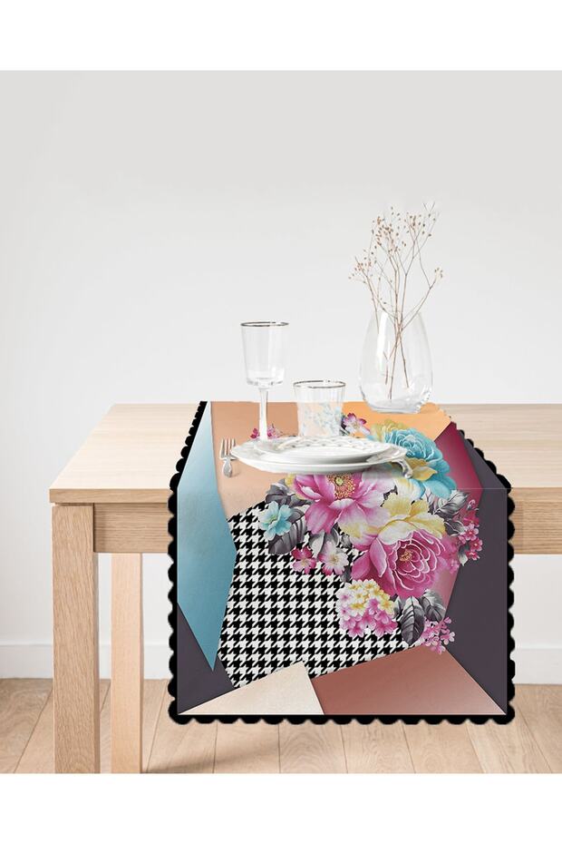 Custom Design Digital Printed Modern Runner - 2