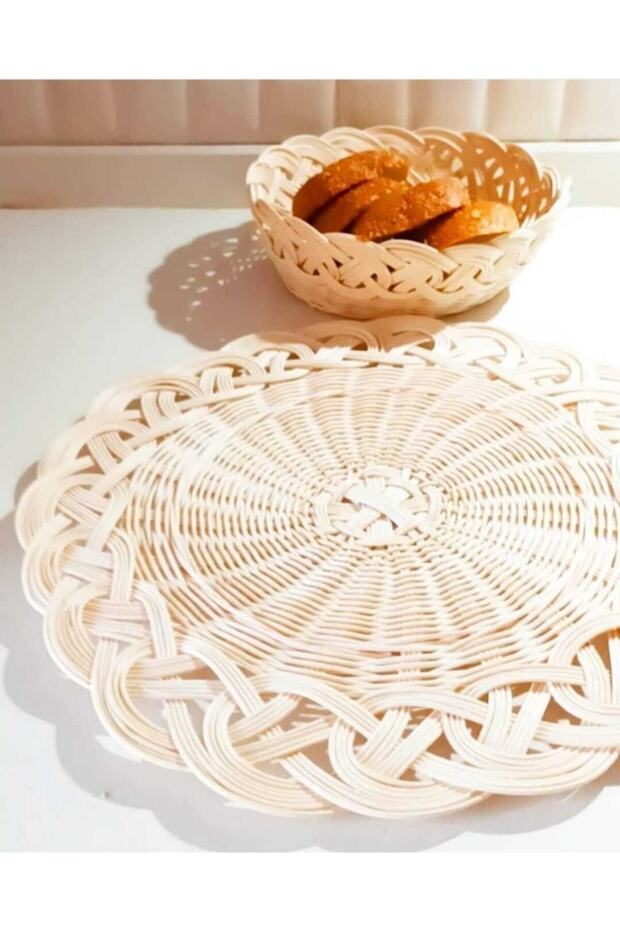 El Yapımı Rattan Supla 32 cm - 2
