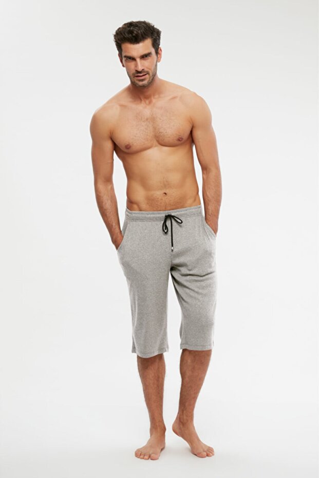 Lucas Cotton Capri Pajama Bottoms with Pockets