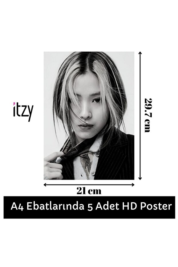 Itzy '' Magazine '' Üye Poster Set - 3