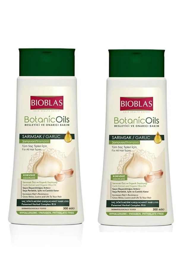 Botanic Oils Besleyici Ve Onarıcı Bakım Sarımsak Şampuan Set 2 Adet X 300 Ml - 1