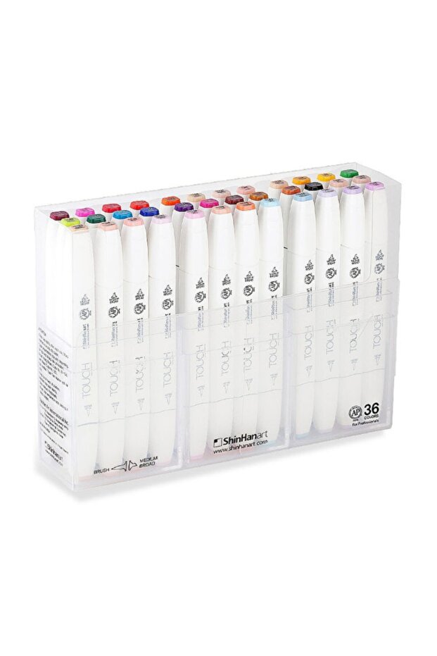 Twin Brush Marker Fırça Uçlu Marker Seti 36 Renk - 1