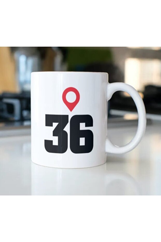 36 كوب أبيض مطبوع - 1