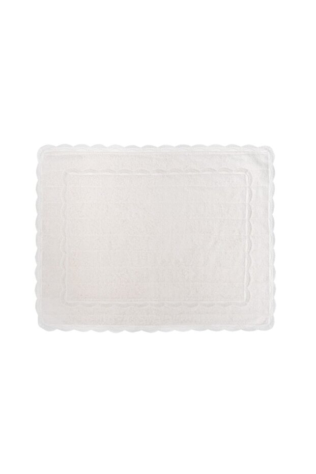 Dantelli Ayak Havlusu - 1