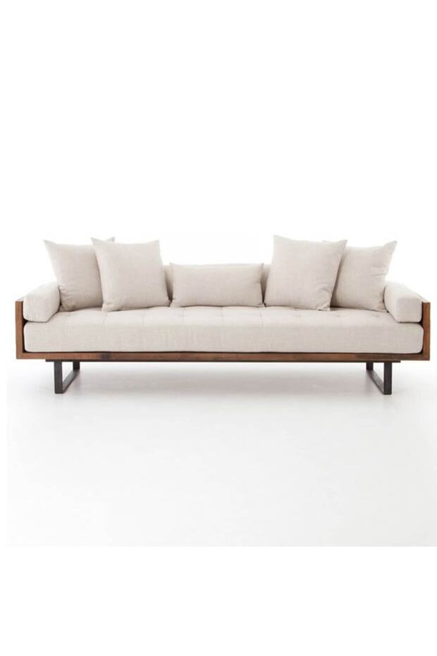Beyaz Rustic Kanepe - 2