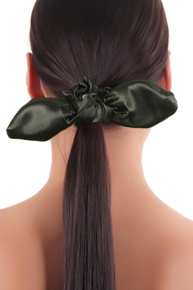 Hahai Women's Bow Model Scrunchie Buckle