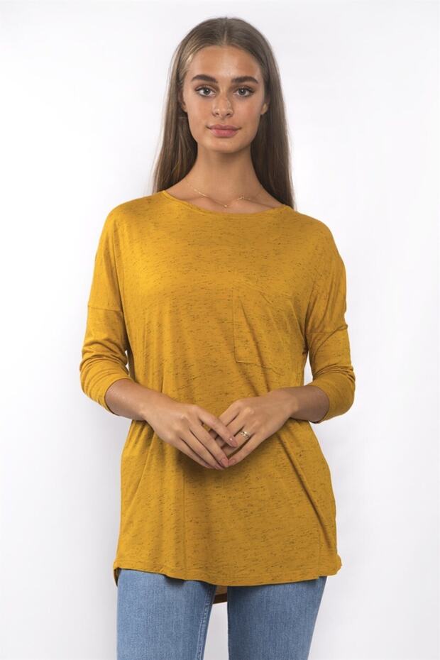 Kırçıllı Bluz-hardal - 1