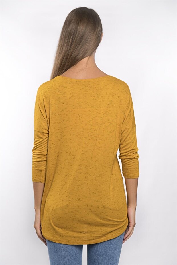 Kırçıllı Bluz-hardal - 4