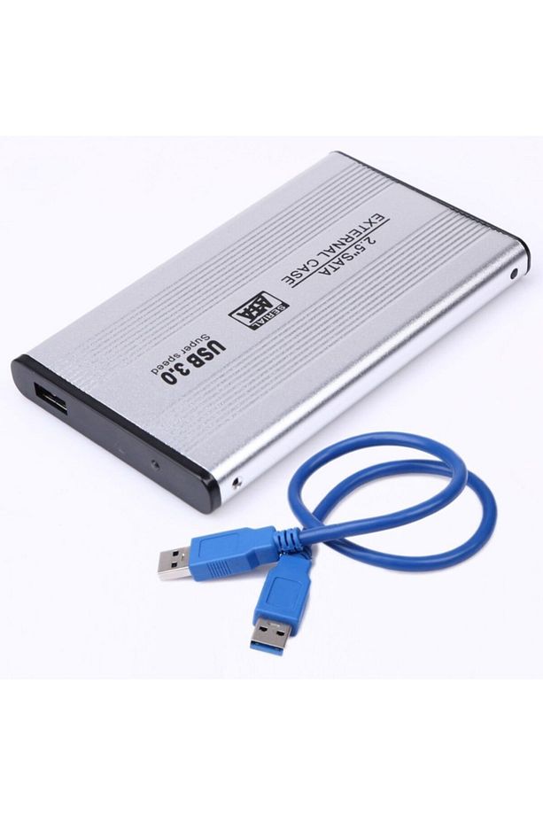 Comtech 2.5 Inch Usb 3.0 Taşınabilir Hdd Harddisk Kutusu Ssd Veri Depolama Gri - 2
